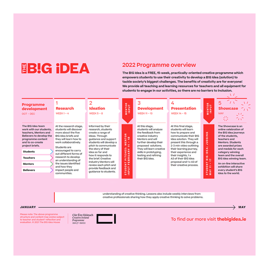 B!G Mentor Timeline